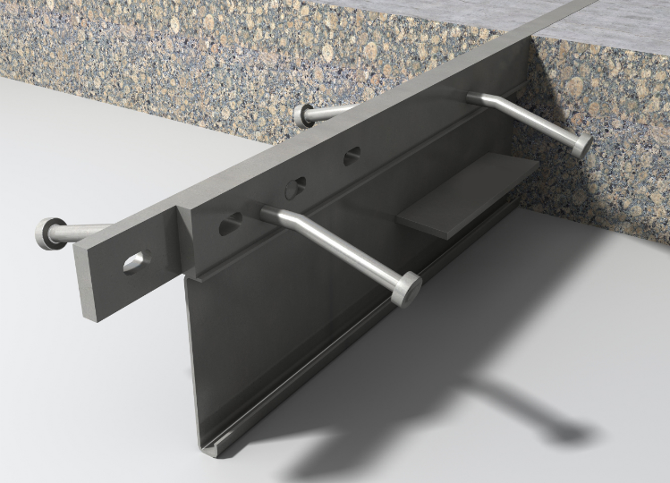 Permaban AlphaJoint Classic 4010 armoured joint for concrete flooring