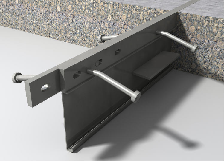 Permaban AlphaJoint Classic 4010 armoured joint for concrete slabs